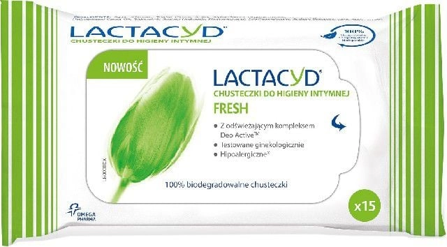 Lactacyd Fresh Intimate hygiene wipes  1