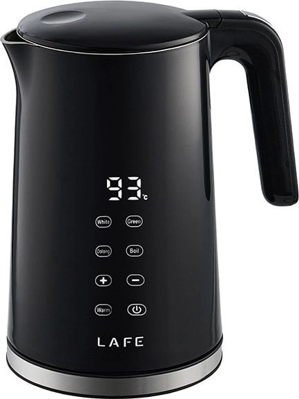 Electric kettle with display and thermoregulation