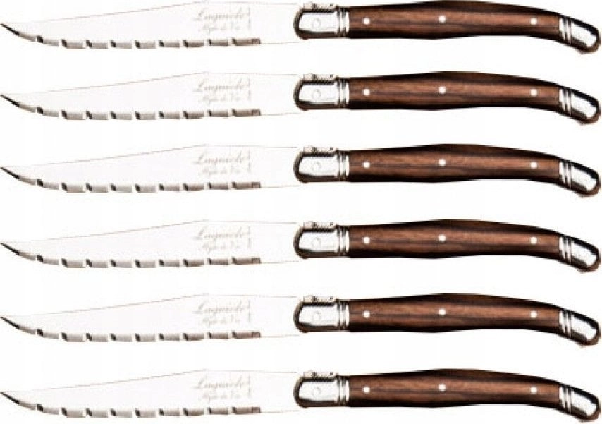 Grill knives Laguiole Dark Wood SET