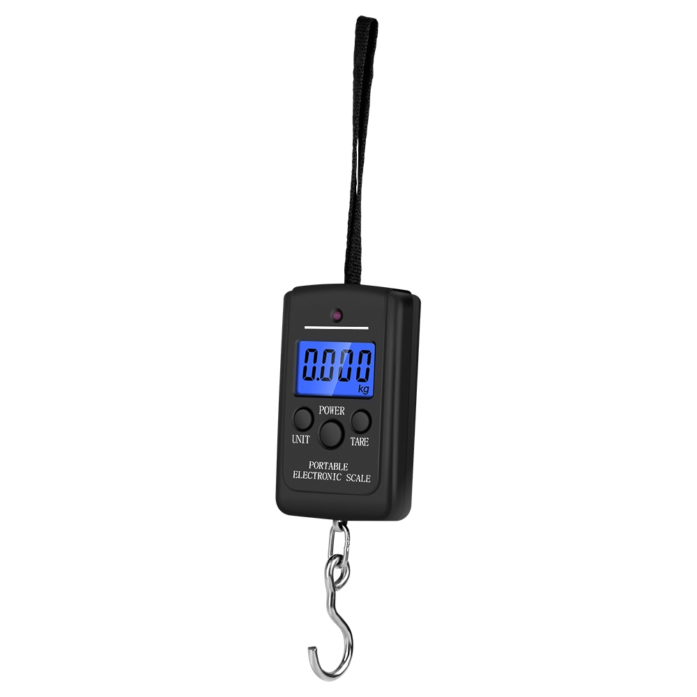 Hand travel scale black 2xAA LTC