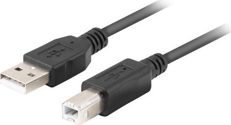 Lanberg USB 2.0 cable USB-A(M)-USB-B(M)