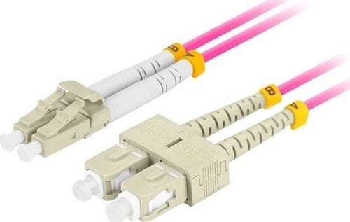 FIBER OPTIC PATCHCORD MM LC/UPC-SC/UPC DUPLEX