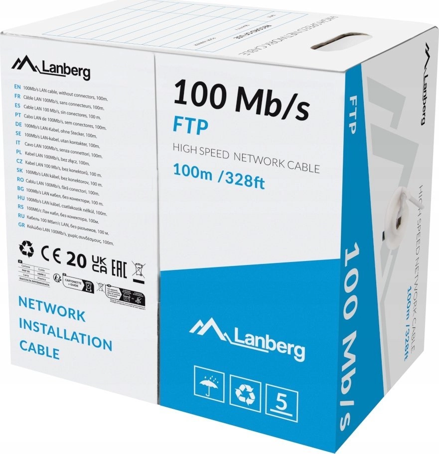 LAN CABLE FTP 100MB/S 100M WIRE