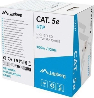 LANBERG LCU5-11CU-0100-S UTP solid cable CU