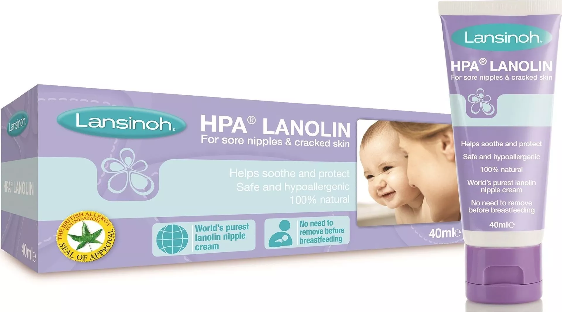 Lansinoh Natural lanolin ointment  cream for
