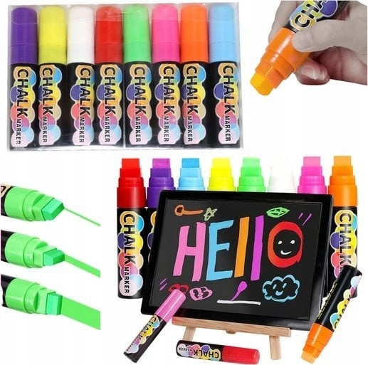 Colorful Multifunctional Chalk Markers Set of