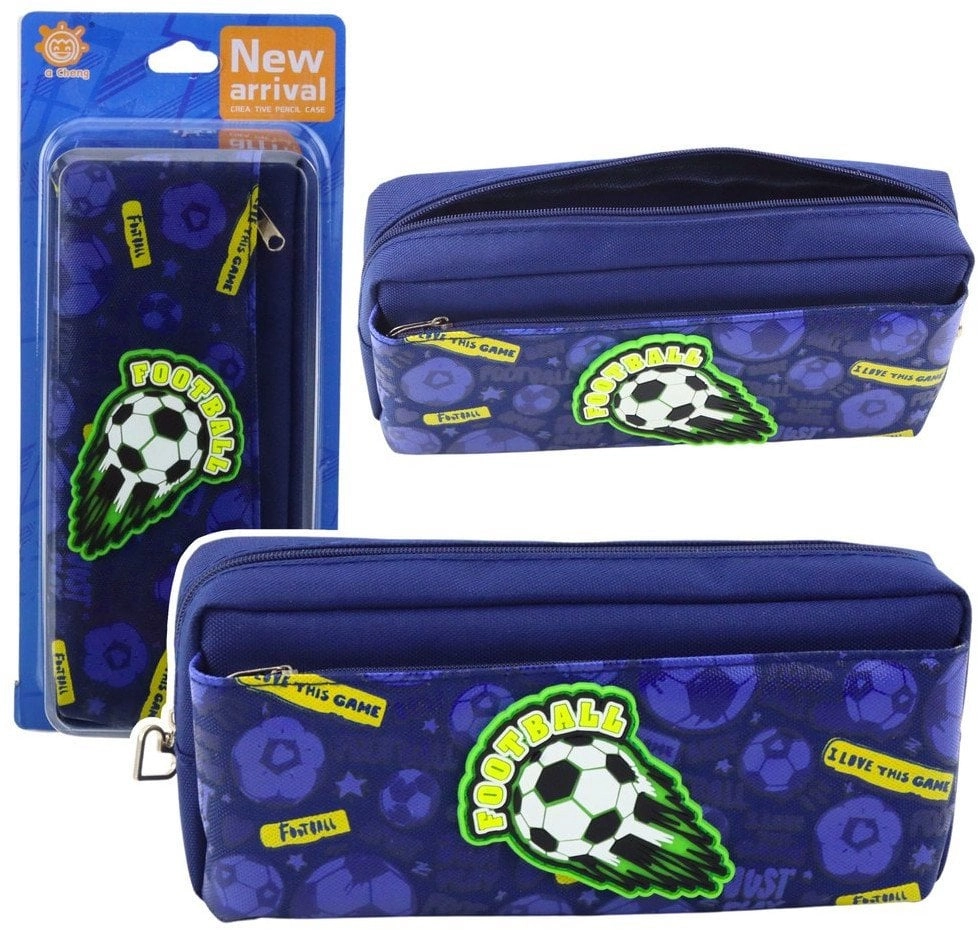 School Organizer Pencil Case with Football