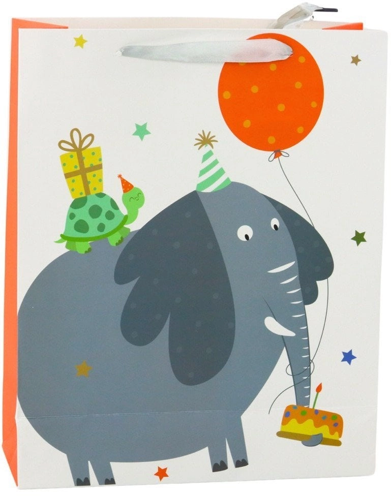 Paper Birthday Elephant Gift Bag 32