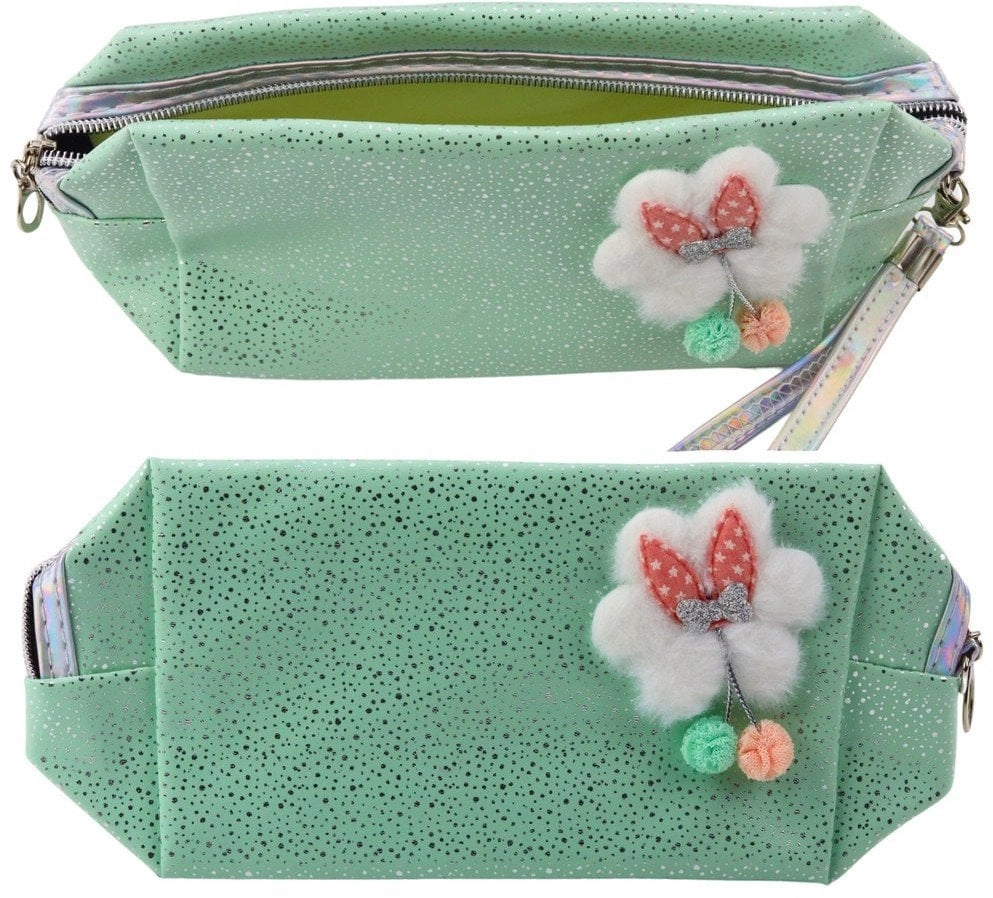 Pencil case  Cosmetic bag  Bow  Shimmering