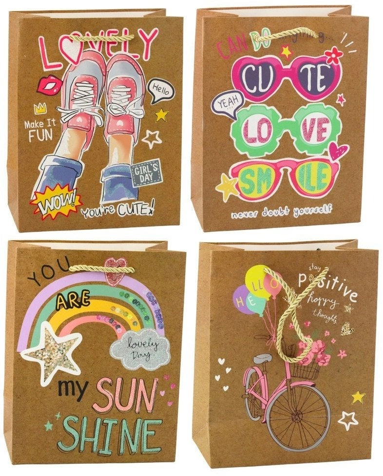 Colorful Motifs Paper Gift Bag 23