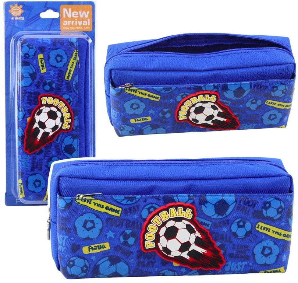 School Organizer Pencil Case with Football