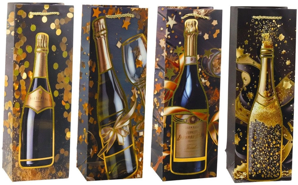 Gift Bag for Wine  Paper Bottle
