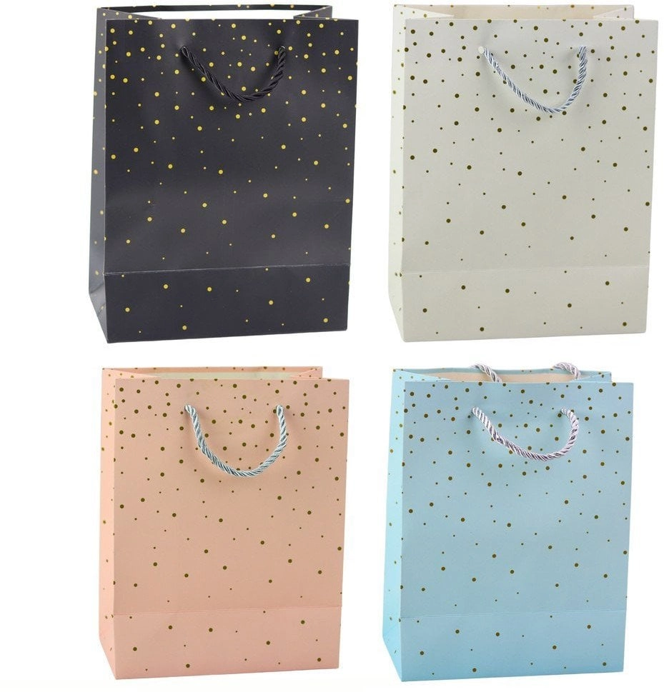 Gift Bag With Gold Dots 23