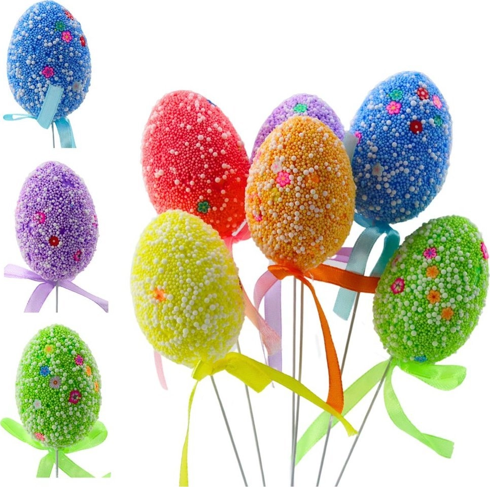 Easter Eggs on a Wire Pin