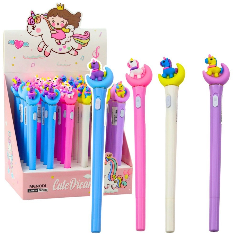 Glowing Unicorn On The Moon Pen