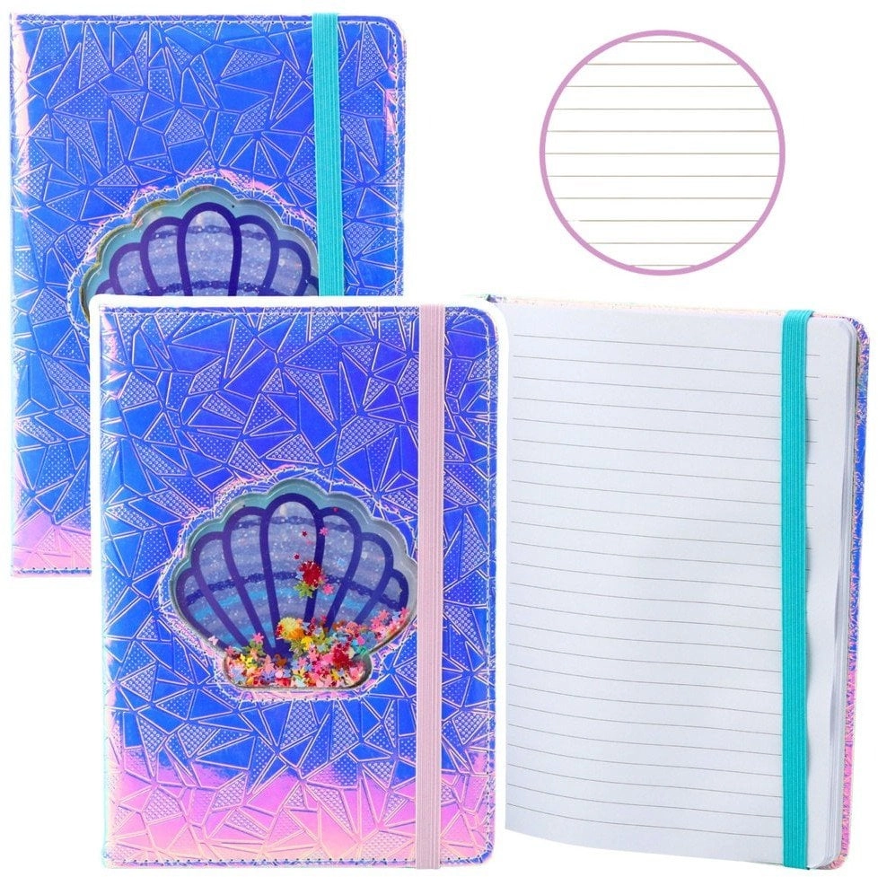 Notebook A5/70K line Shell with confetti