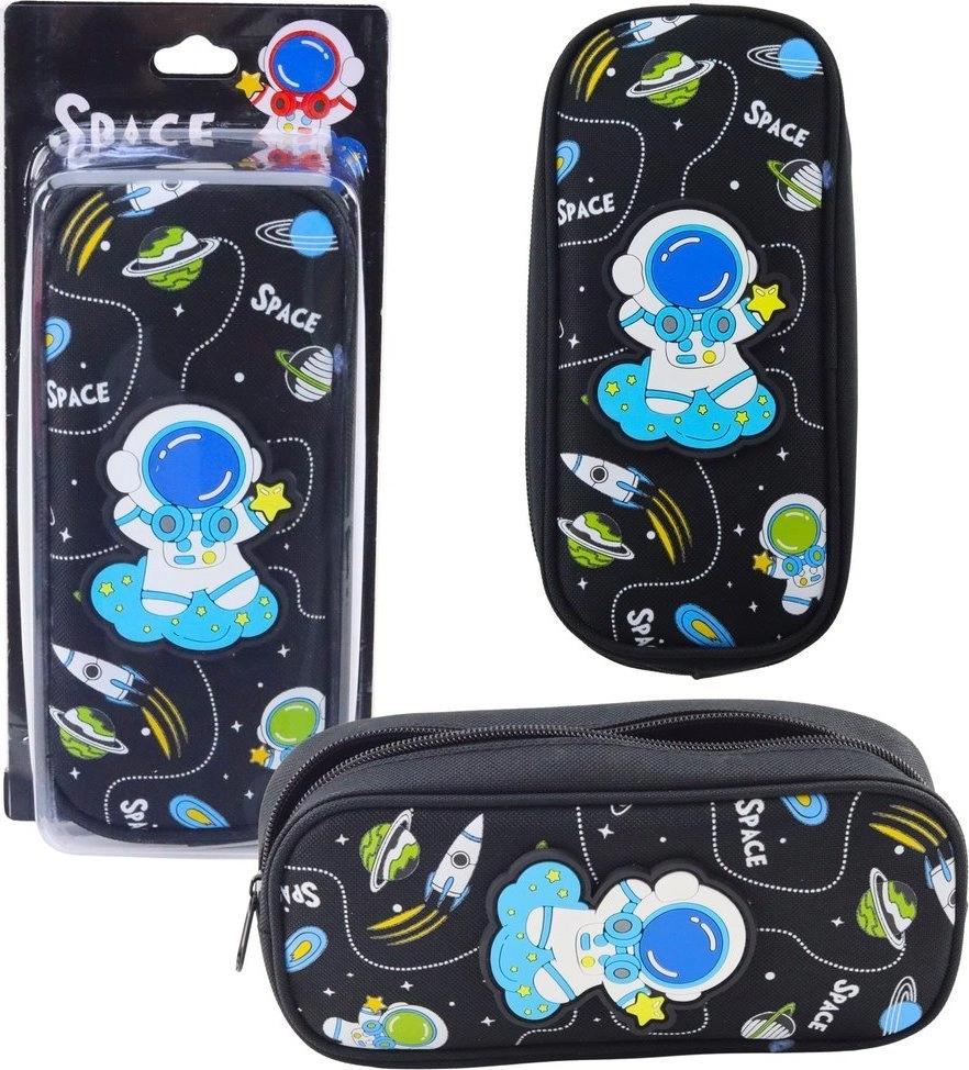 School Pencil Case Cosmos Cosmonaut Two