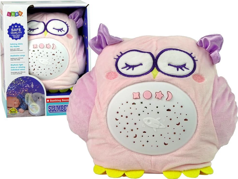 LeanToys Sweet Plush Owl Owl Colorful