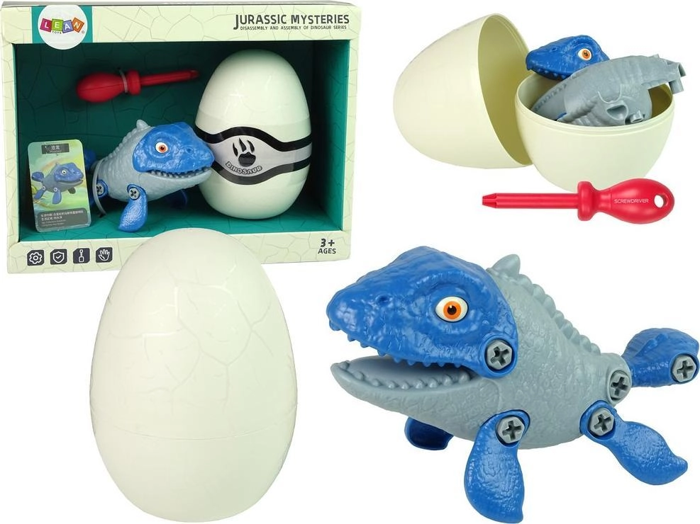DIY Mosasaur Dinosaur and Egg Set