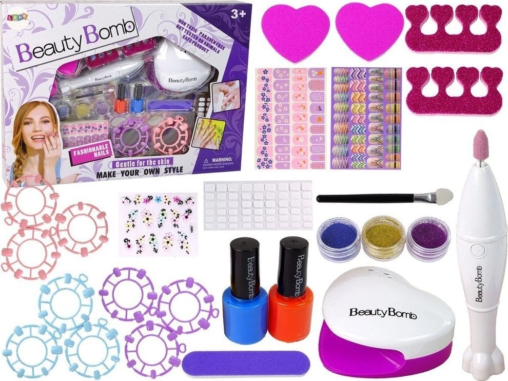 LeanToys Nail Painting Set Milling Machine