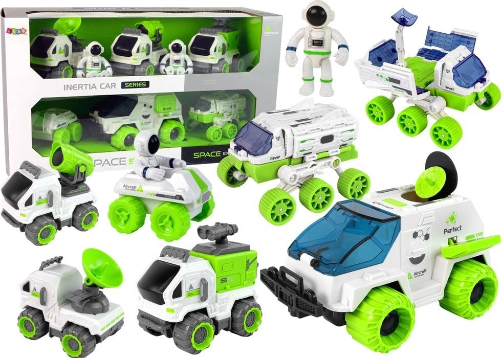 LeanToys Space Vehicles Set 6in1 Rover