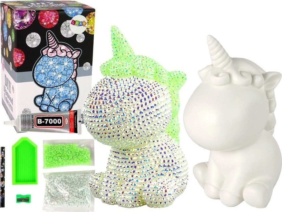 LeanToys Kit Unicorn DIY Diamonds Crystals