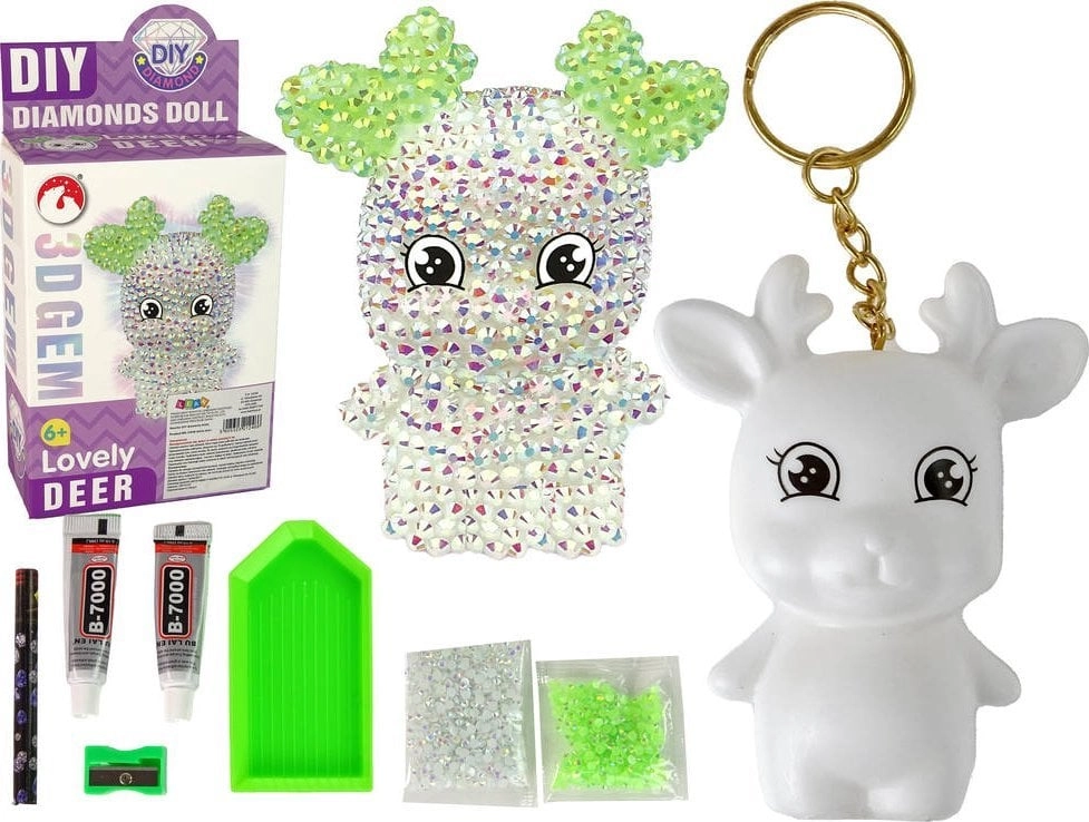 LeanToys DIY Kit Diamond Reindeer DIY