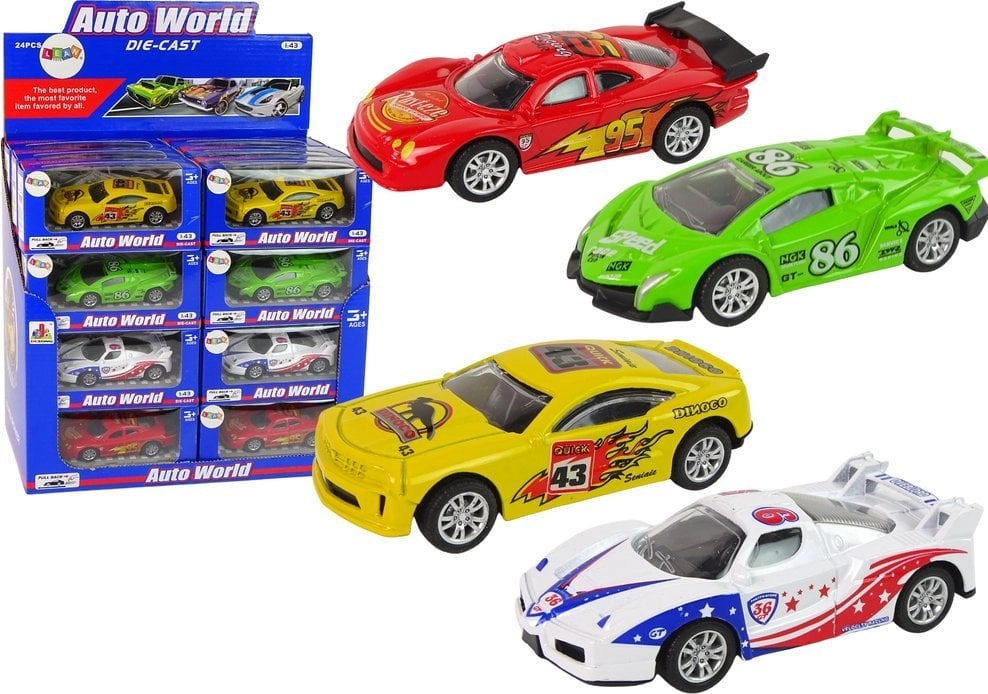 LeanToys Auto Sportowe Wyścigowe Resorak Wyścigi