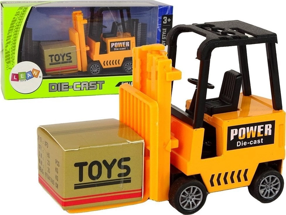 LeanToys Forklift Friction Drive Orange 13312