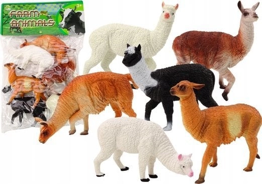 LeanToys Figurine Set Alpaca Llama Farm