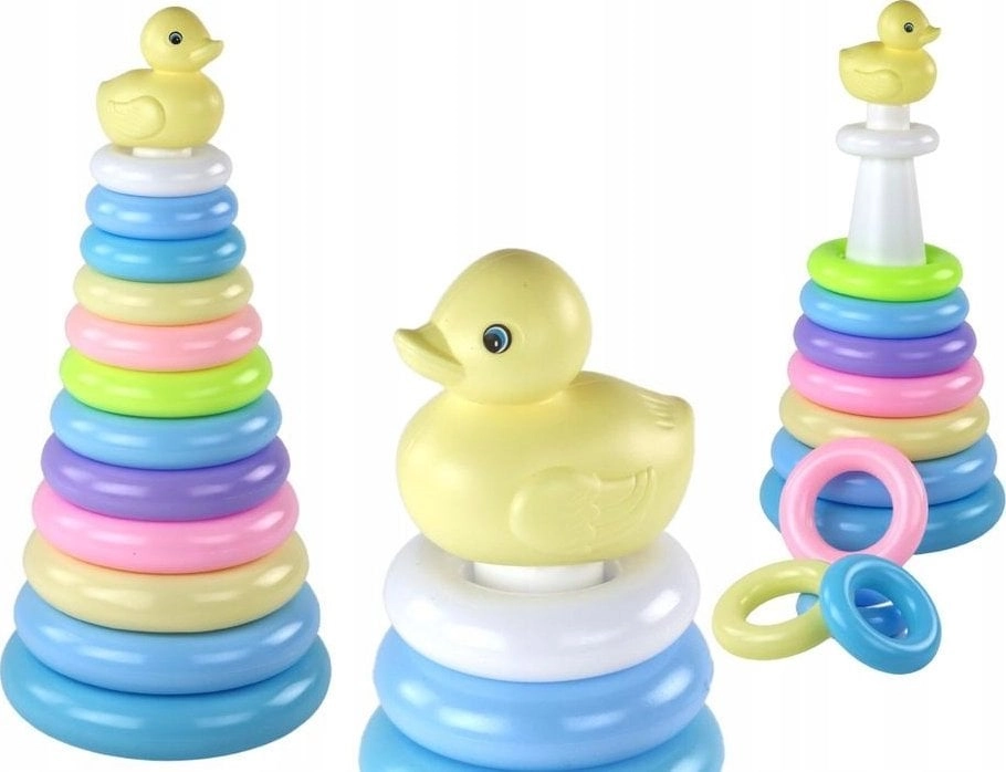 LeanToys Pyramid Duck Puzzle 12 Circles