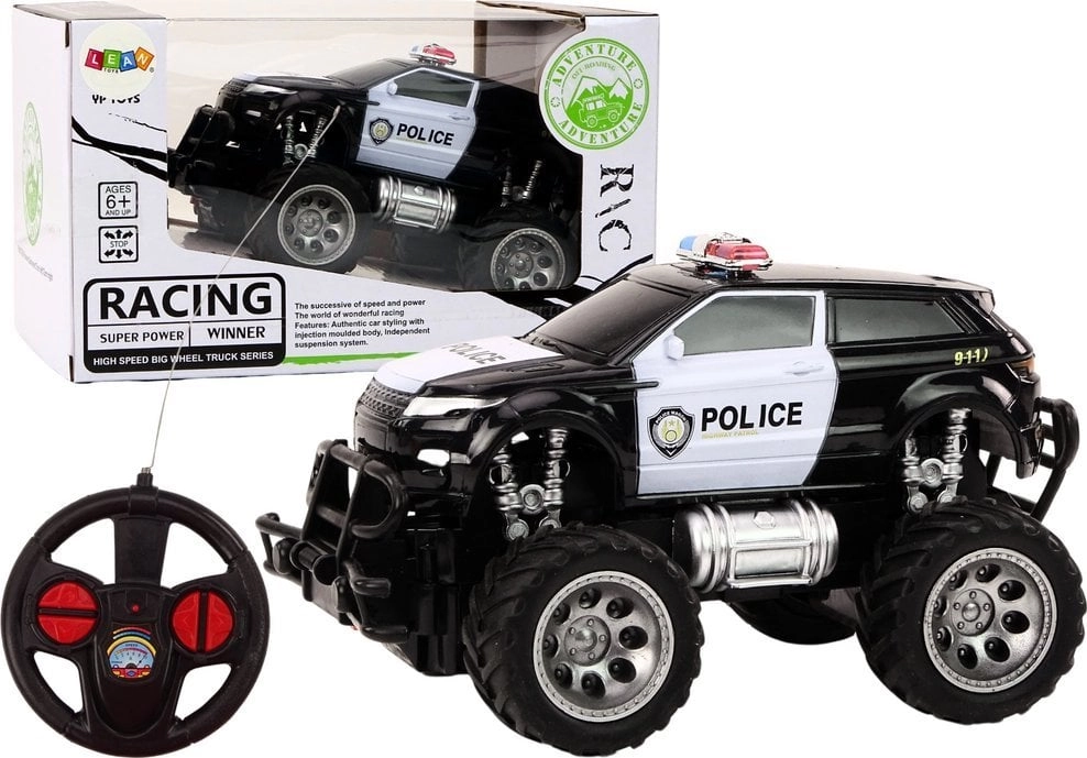 LeanToys Off-Road Police Car RC 1:24