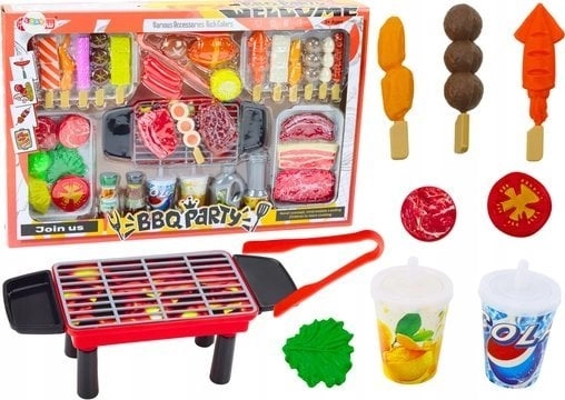 LeanToys Set Party Grill Food Drinks