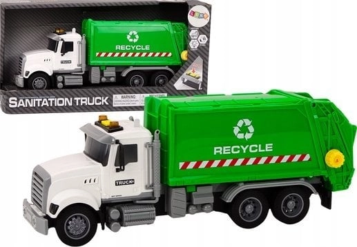 LeanToys Śmieciarka Kosze Na Śmieci Światła