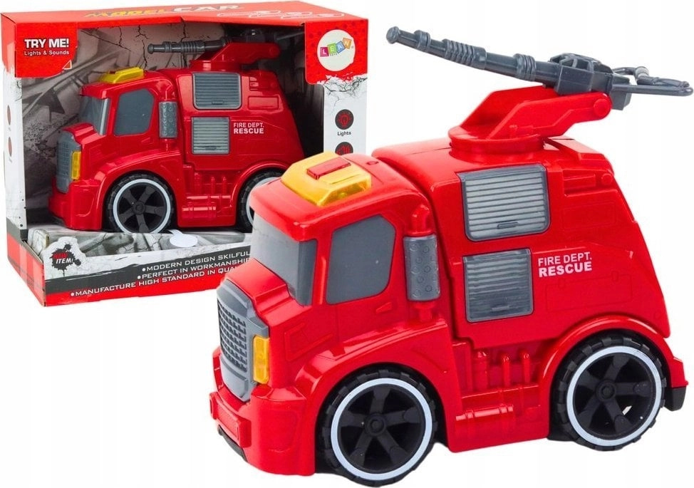 Fire truck with cannon  red light