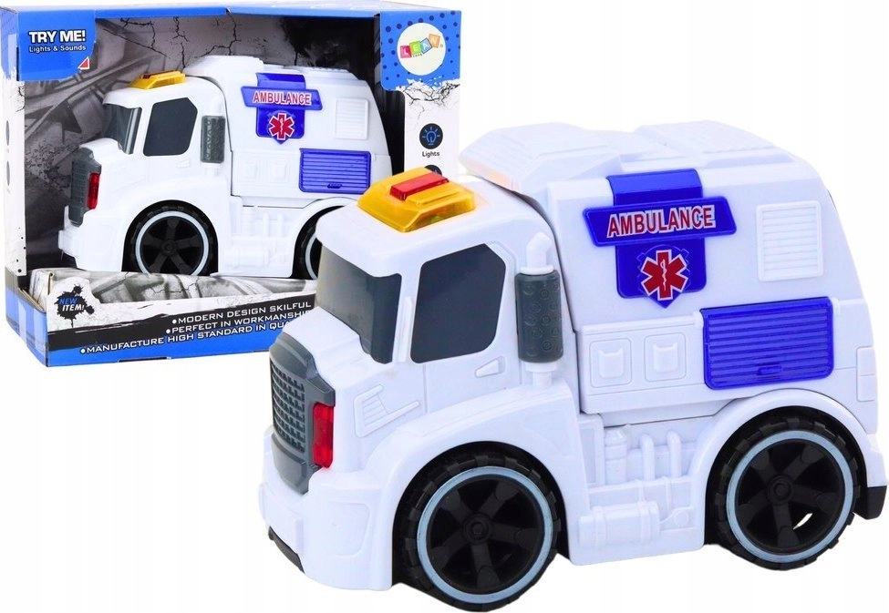 Ambulance with light and sound 13676578