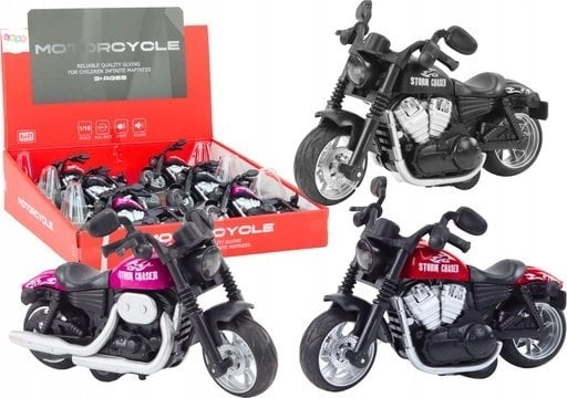 LeanToys Harley Sports Motorcycle with Friction