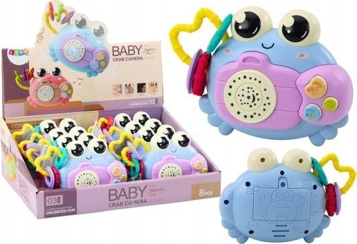 LeanToys Crab Camera Rattle Projector Battery