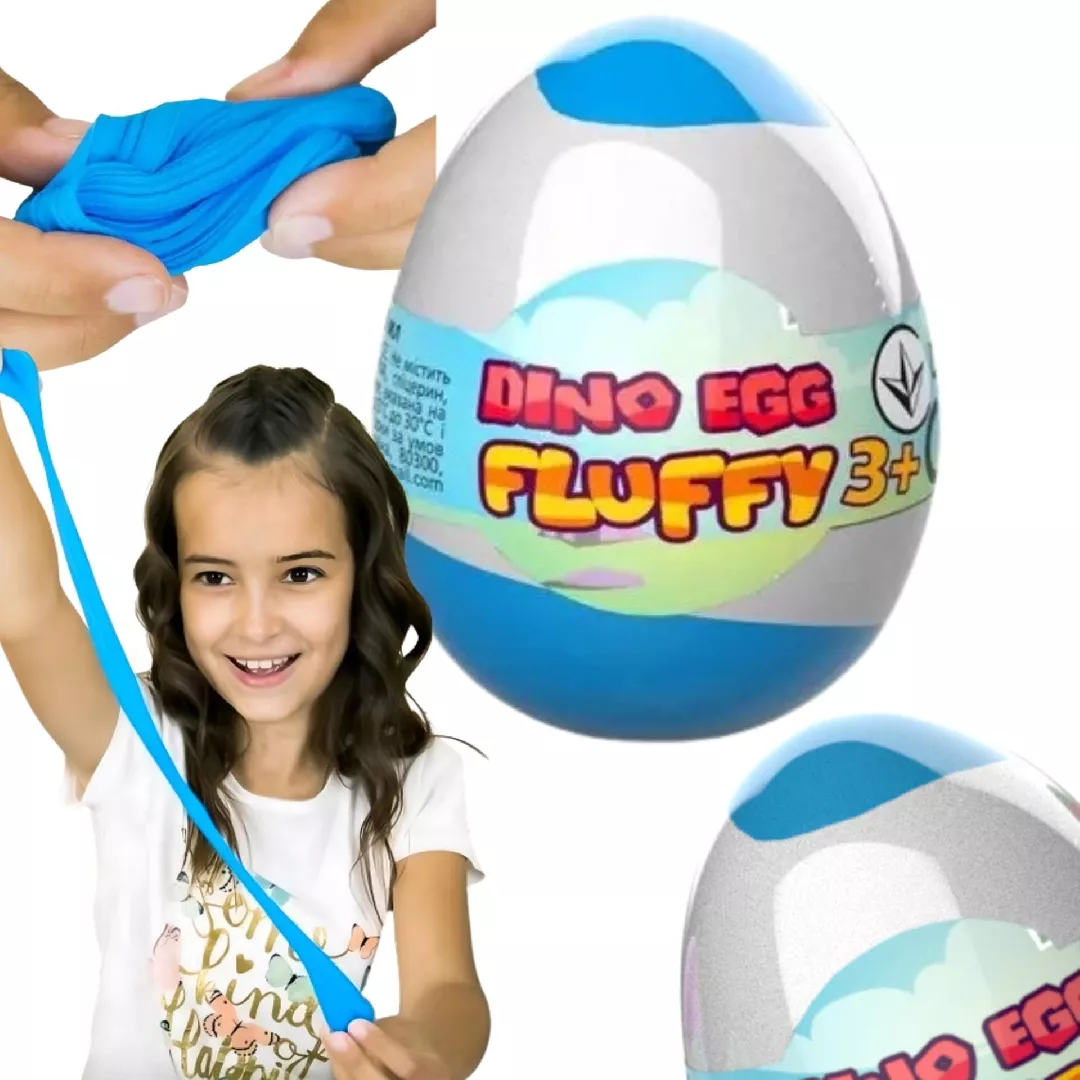 LeanToys Slime Glutek Antystresowy Fluffy Egg