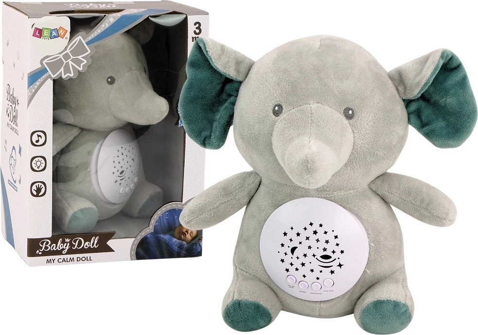 LeanToys Teddy Bear Elephant Sleep Melodies