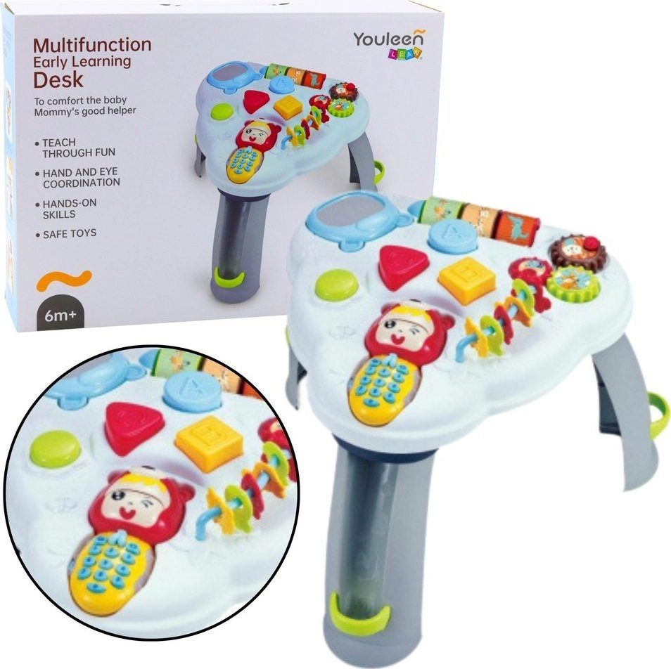 Interactive Educational Table Triangular Telephone Lights