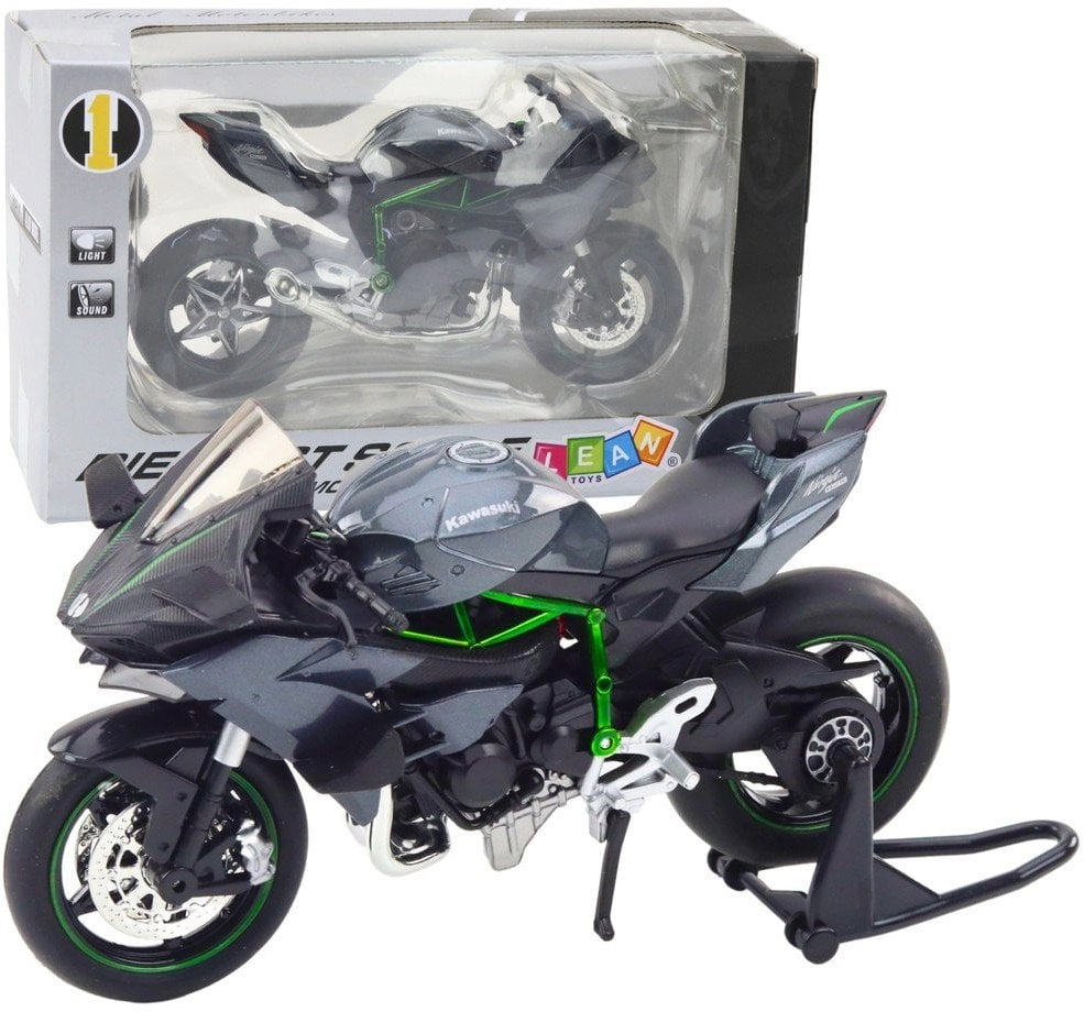 Sports Motorcycle Metal Lights Sounds Gray