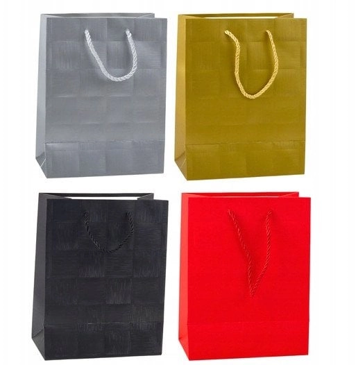 Gift Bag Structural Squares Elegant 23