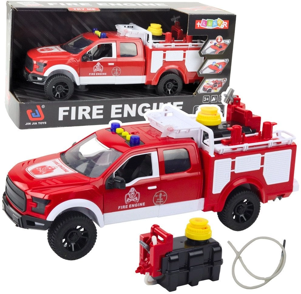Lean Toys Fire Truck Firefighting Water