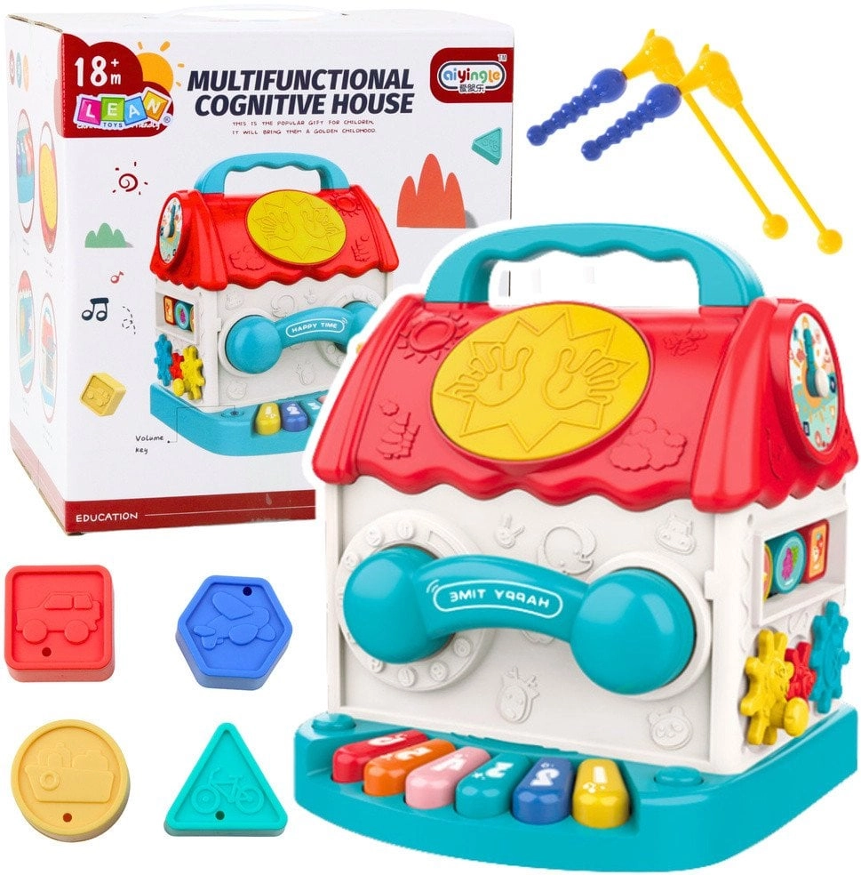 Lean Toys Educational House Interactive Cube