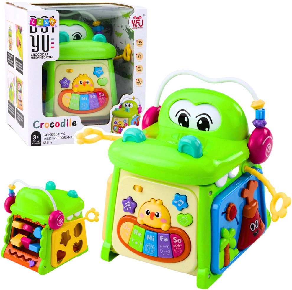 Interactive Educational Cube Sorter Piano Sensory