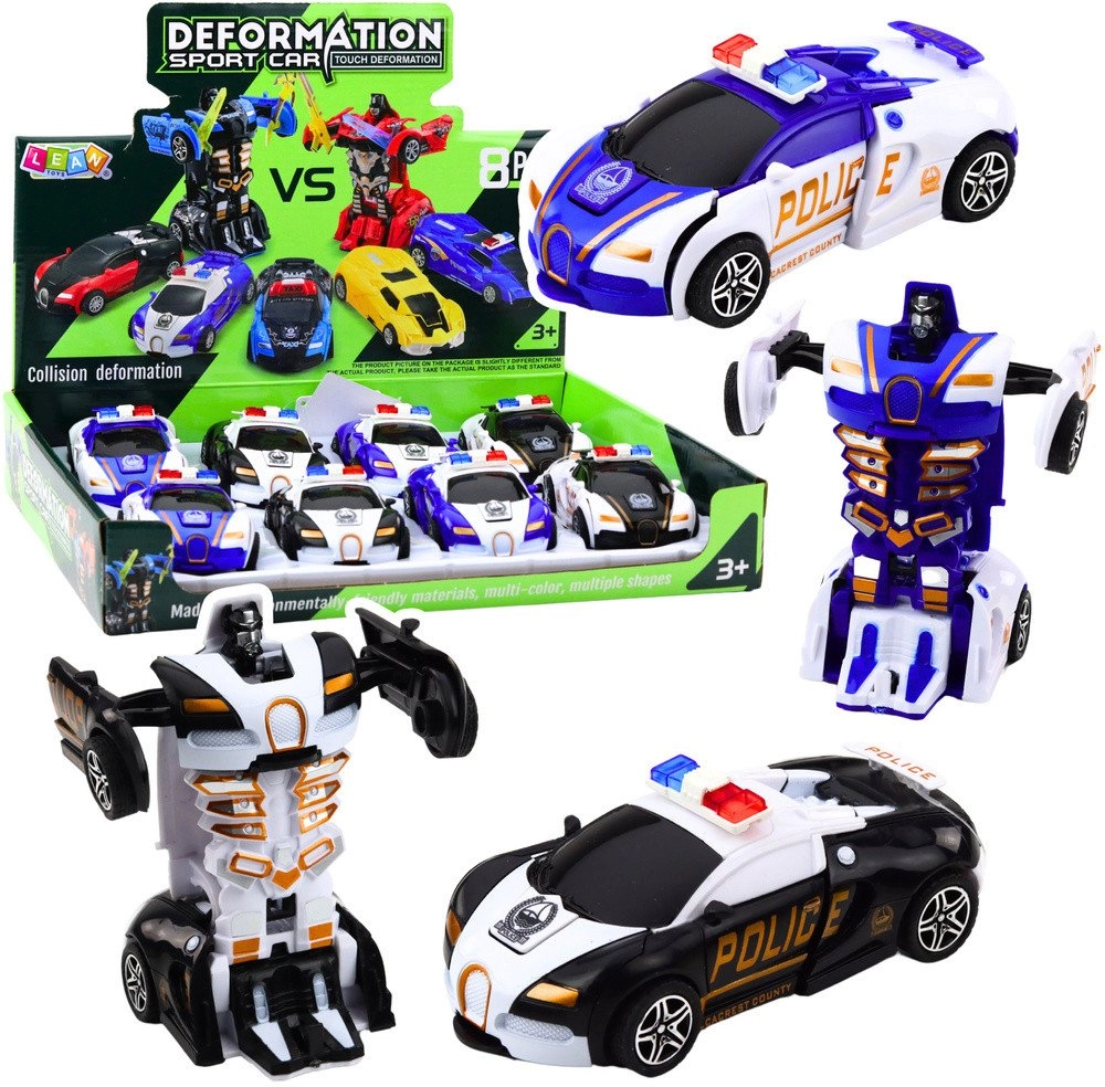 Auto Robot 2in1 Sports Car Police