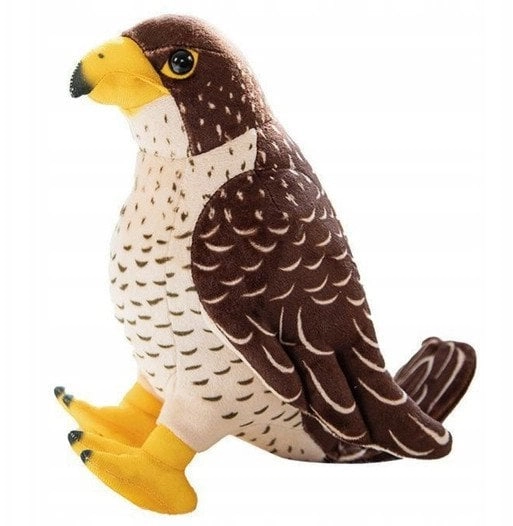 Plush cuddly toy bird Brown Falcon