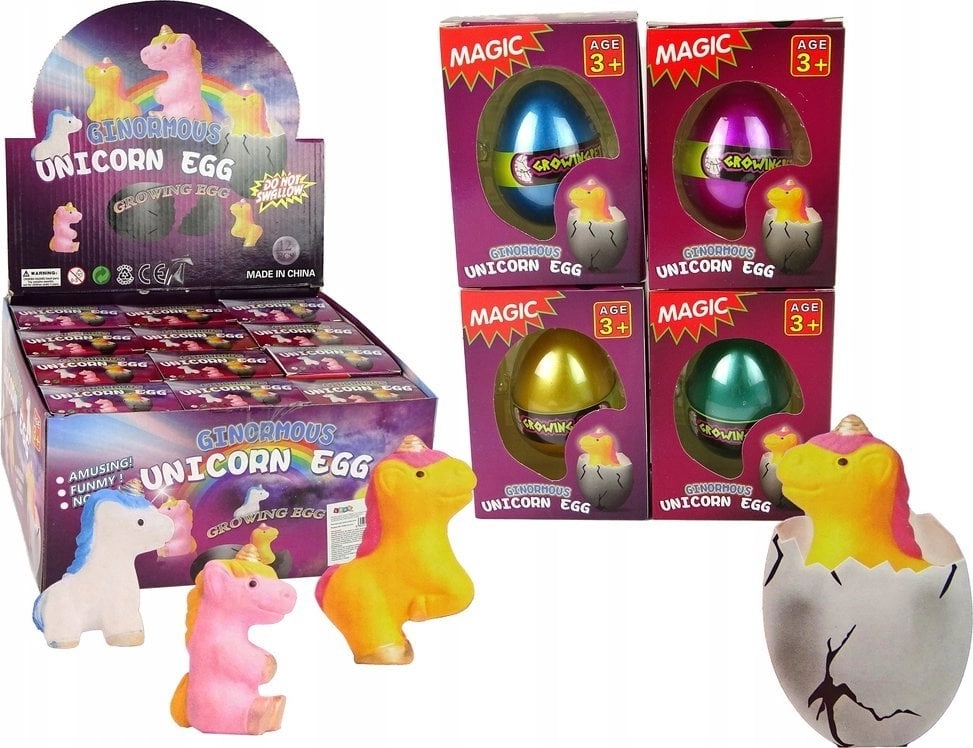 MIX unicorn egg growing in water