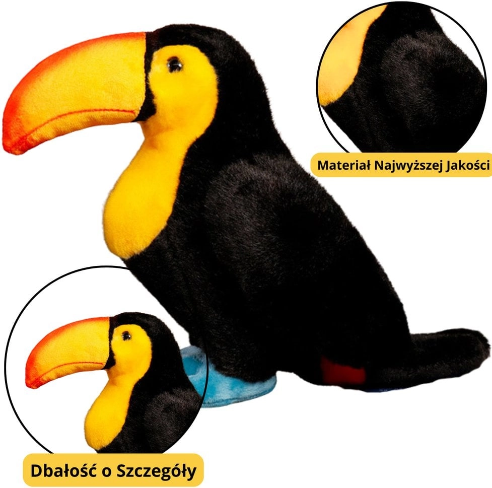 Lean Toys Plush Toy Plushie Toucan